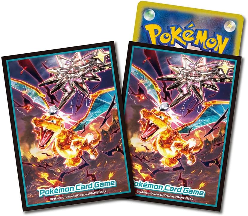 Pokemon Card Game Deck Shield Premium Gloss Evil Terastal Charizard Polypropylene (PP)