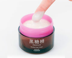 KOSE Brown Sugar Premium Perfect Gel Cream Super Rich Moisturizing All-in-One Gel 100g + 1 Nasal Plug Pack Bonus Included