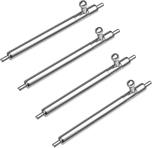 Stainless Steel Watch Strap Spring Bars Quick Release Spring Bars Diameter (Φ) 0.07 - 0.6 inches (1.8 mm), 0.6 - 0.9 inches (14 - 24 mm), Set of 4