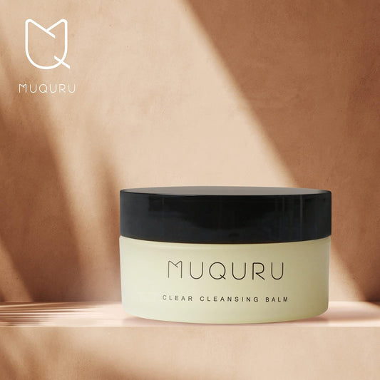 MuQURU Clear Cleansing Balm, 2.8 oz (80 g), Yeast, Amino Acid, Makeup Remover, Louiel