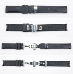 Swatch x Omega Rubber Belt with D Buckle