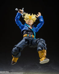 S.H. Figuarts Dragon Ball Z Super Saiyan Trunks - A Boy from the Future, Approx. 5.5 inches (140 mm), PVC   ABS Pre-painted Action Figure