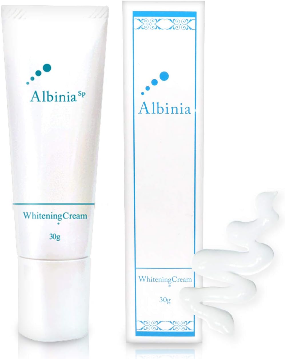 Tranexamic Acid "15 Seconds Before Bedtime Skin Care", Quasi Drug, Albinia SP Albania Whitening Cream "Prevents Spots, Dullness + Freckles"