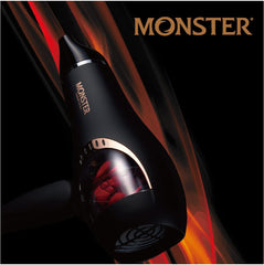 Koizumi KHD-W740/K Monster Hair Dryer, Large Airflow, Quick Drying, Negative Ions, Black