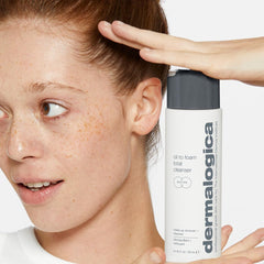 dermalogica Oil to Foam Total Cleanser, 8.5 fl oz (250 ml), Makeup Remover, Cleansing Oil, No Double Cleansing Required