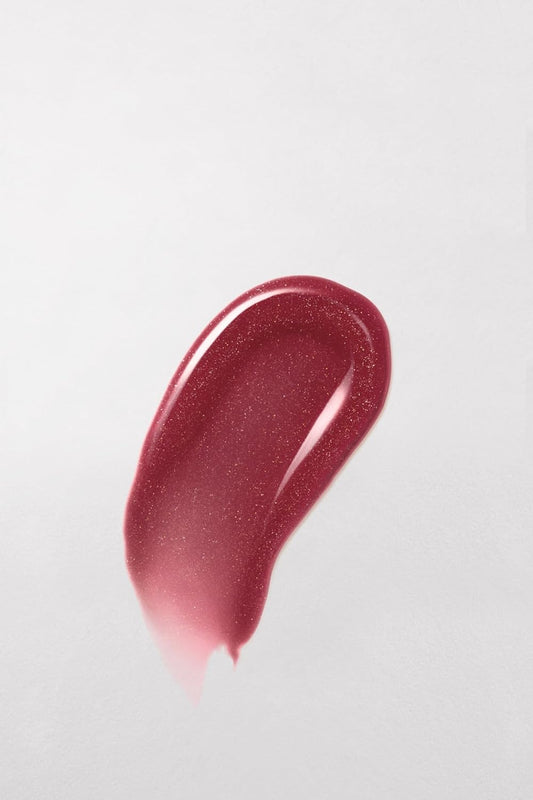 bareMinerals Mineralist Lip Gloss Balm Wonder Burgundy that creates a juicy and mature look 4mL