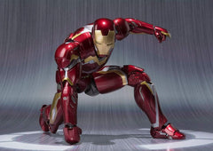 S.H. Figuarts Avengers Iron Man Mark 45, Approx. 6.1 inches (155 mm), ABS   PVC Die-Cast, Pre-Painted Action Figure