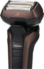 Panasonic ES-LV7G-T Men's Shaver, 5-Blade with Washer, Brown