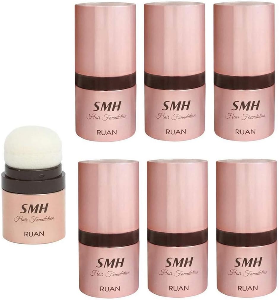 (Set of 6) Super Million Hair SMH Hair Foundation 12g Black