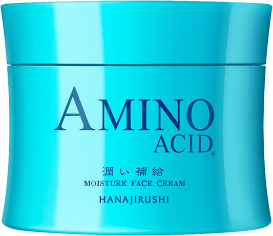 [Japanese Moisturizing] Hanajirushi <Prevents dryness and rough skin during seasonal changes> Moisturizing face cream 80g Men's can also use human-shaped ceramide rich cream Unscented