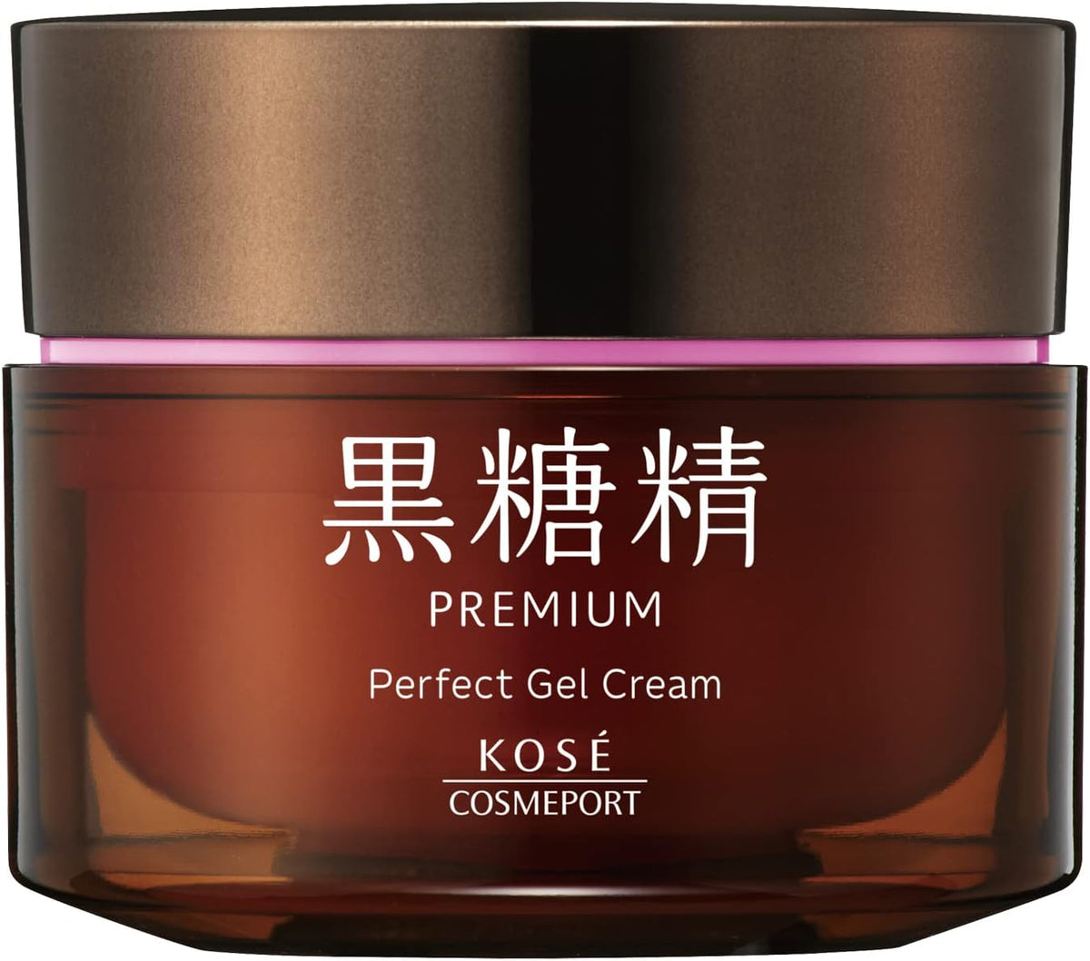 KOSE Brown Sugar Premium Perfect Gel Cream Super Rich Moisturizing All-in-One Gel 100g + 1 Nasal Plug Pack Bonus Included