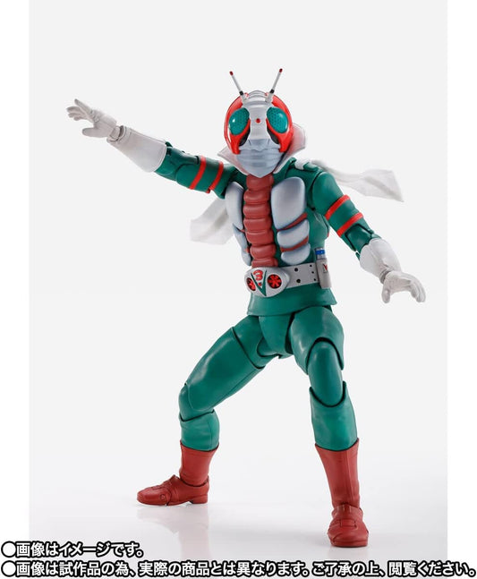 S.H. Figuarts (True Bone Carving Method) Kamen Rider V3, Approx. 5.7 inches (145 mm), ABS   PVC   Cloth, Painted Action Figure