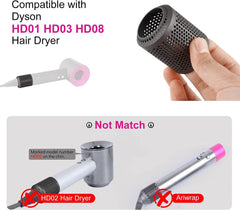 For Dyson Hair Dryer Outer Filter Cover HD01 HD03 HD08 HD15 Accessories Moisture Proof Strainer Filter Net Assembly Opening Design