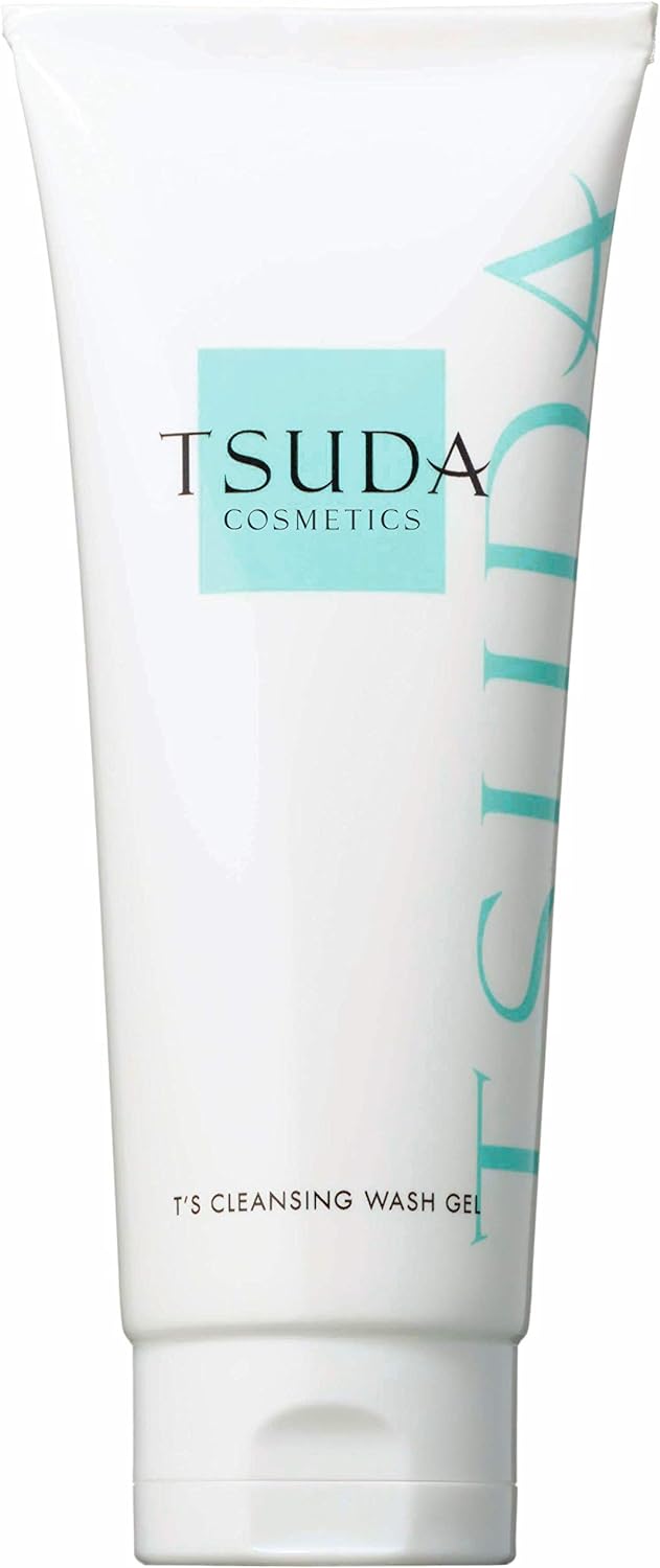 TSUDA COSMETICS T's Cleansing Wash Gel, Tsuda Cosmetics, Makeup Remover, Facial Cleansing, Sensitive Skin, 3.5 oz (100 g)