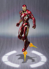 S.H. Figuarts Avengers Iron Man Mark 45, Approx. 6.1 inches (155 mm), ABS   PVC Die-Cast, Pre-Painted Action Figure