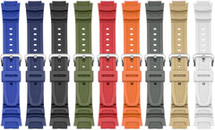 Watch Strap, Genuine Band Replacement, Waterproof Strap, Compatible with Casio AE-1000w, AE-1200w, AQ-S810W, SGW-400H, SGW-300H, MRW-200H, W-735H