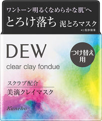 DEW Clear Clay Fondue (Refill) Face Wash 90g (x1)