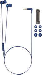 Closed type inner earphones. bule