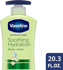 Vaseline Intensive Care Lotion 20.3oz Aloe Soothing Pump (Dry) (600ml) (2 Pack)