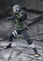 S.H. Figuarts Naruto Shippuden Hatake Kakashi - Heroes of the Famous Sharineye, Approx. 6.3 inches (160 mm), ABS   PVC Pre-painted Action Figure BAS63451