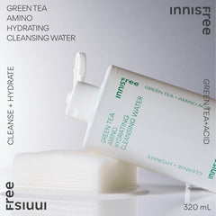 innisfree Green Tea Amino Cleansing Water 11.8 fl oz (320 ml) (Genuine Product) Moisturizing, Cleansing, Plenty of Moisture, Oily Skin, Dry Skin, Mixed Skin, Hydration, Moisturizing, Drying, Care, Korean Cosmetics, Skin Care, Basic Cosmetics, Lotion