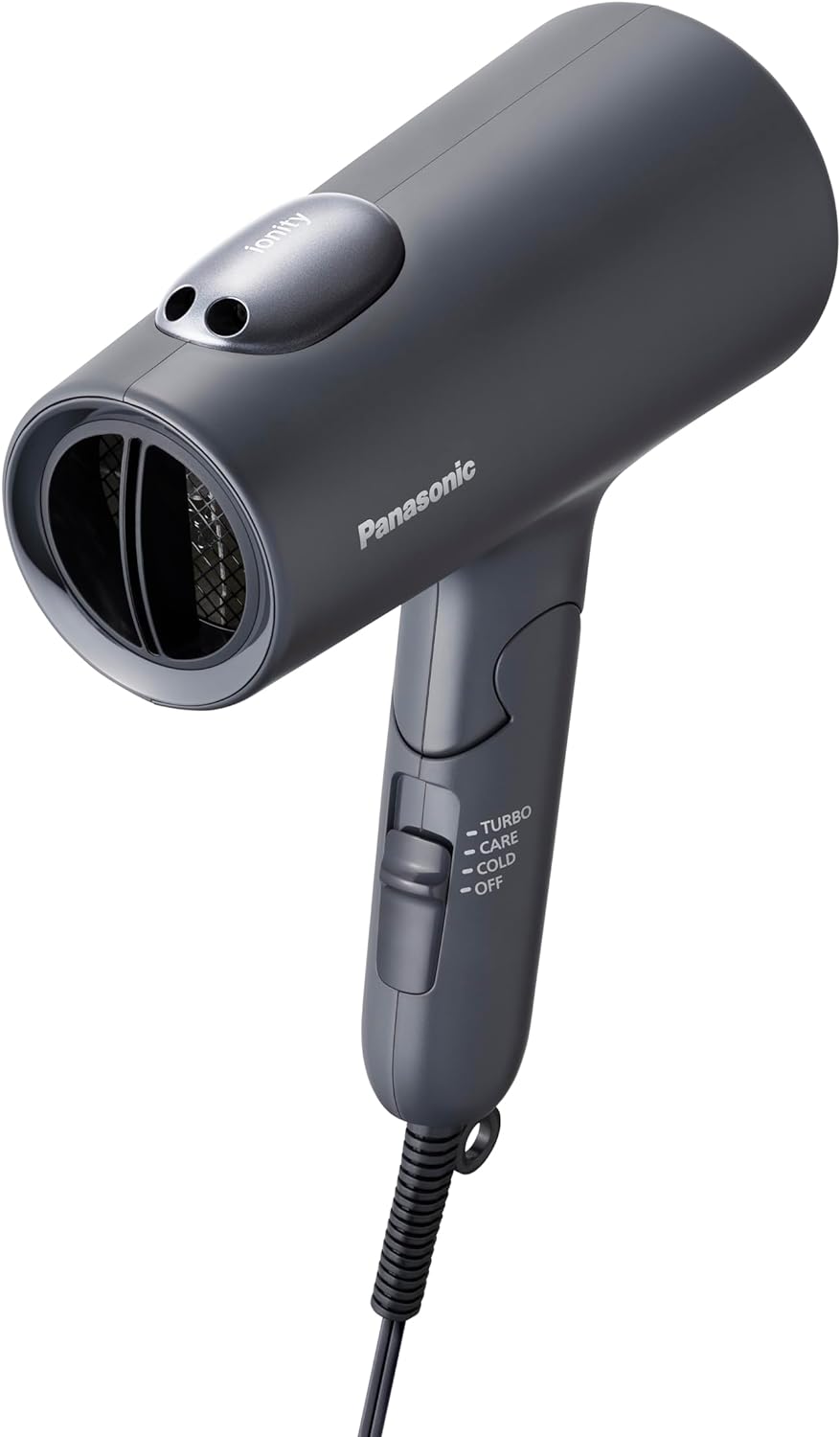 Panasonic EH-NE7L-H Dryer, Quick Drying, Large Airflow, Powerful Dry, Low Temperature Mode, Double Mineral Ion, Dark Gray