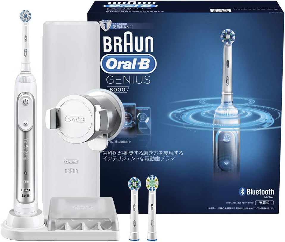 Braun D7015355XC Oral B Genius Electric Toothbrush, White