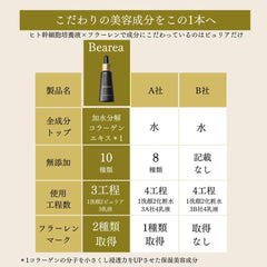 Bearea snowessence beauty essence introduced beauty essence human stem cell culture solution fullerene vitamin C derivative exosomes collagen firmness wrinkles dry spots pores moisture paraben alcohol