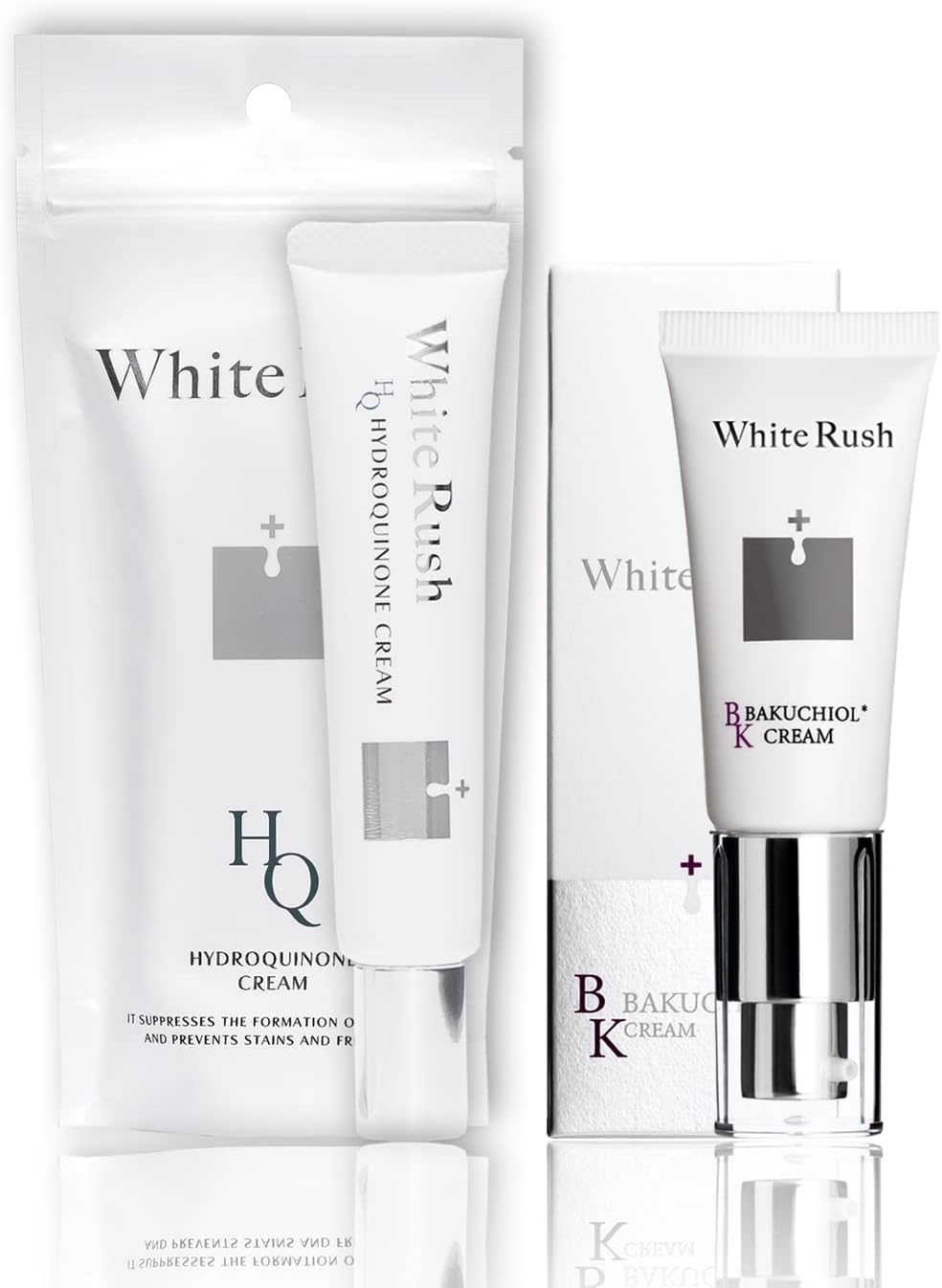 White Rush HQ Cream (Large Capacity, Made in Japan) (HQ Cream + Vaxia) with 99% or more Pure Hydroquinone 5% High Formula