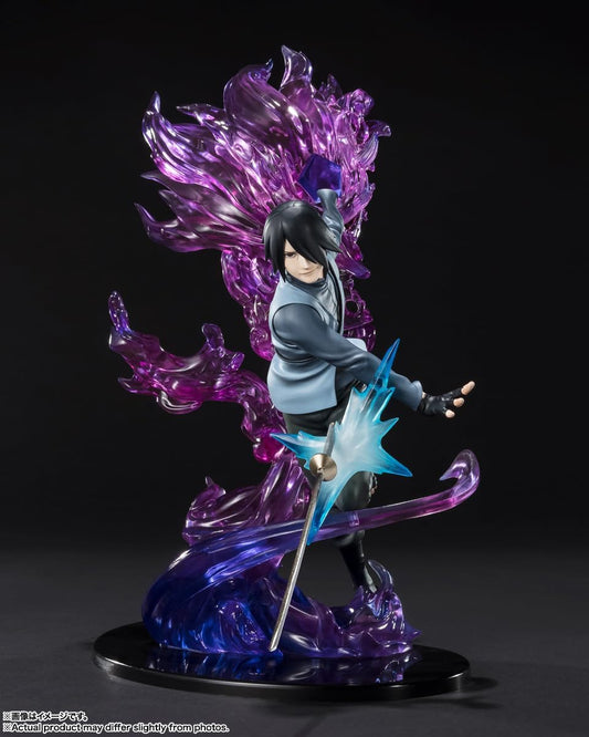 Bandai S Piri TS Fig Arts 0 Naruto Uchiha Sasuke Boruto Kizuna Rea Chion, Approx. 9.4 Inche s (240 m), Pinete d Finishe d Figre