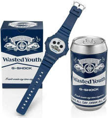 Casio DW-5900WY-2JR DW-5900WY-2JR Men's Wristwatch, Blue, Web Limited Model / Wasted Youth Collaboration Model