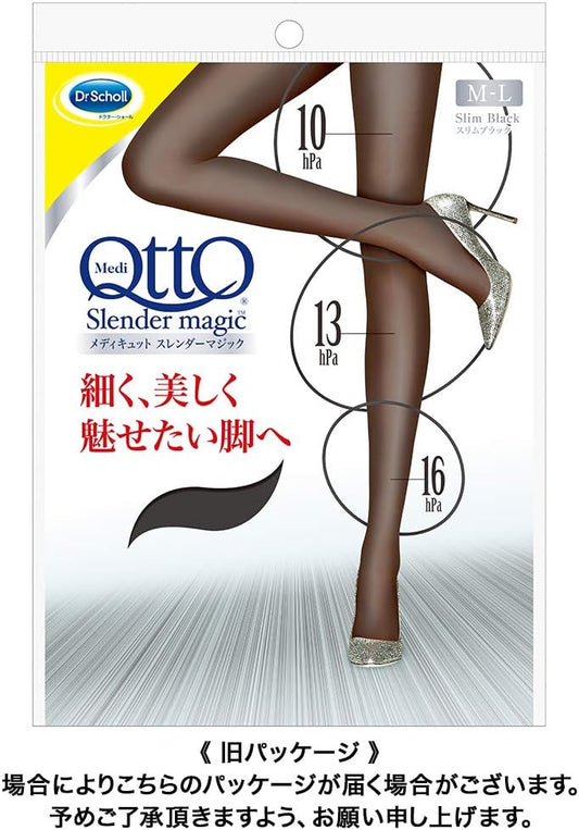 MediQttO Slender Magic Black Stockings 1 Pc , , ,