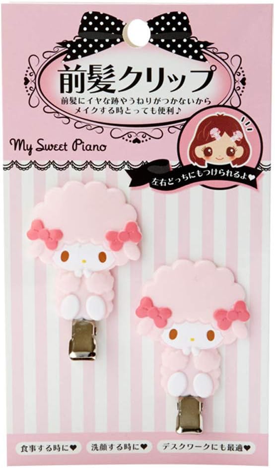 Sanrio My Sweet Piano Bangs Clip (Vertical) Approx. 1.4 x 0.4 x 1.6 inches (3.5 x 1 x 4 cm), PP S-315770