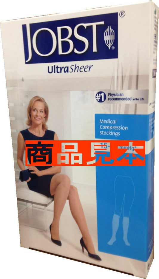 Jobst JP-U20WMB Ultra Sheer 20 With Pantyhose Tip, Black, M