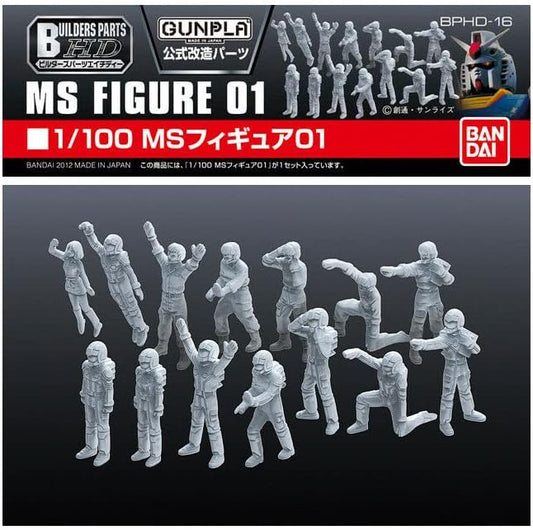 Builders Parts HD MS Figure 01 1/100 Scale Plastic Model