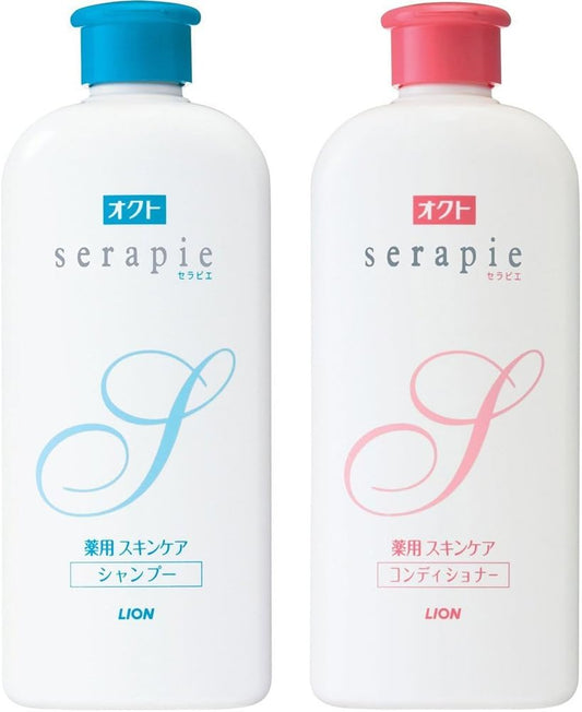 [Japanese Shampoo and Conditioner] serapie medicated shampoo 230ml + medicated conditioner 230ml