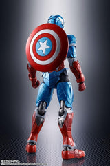 S.H. Figuarts Captain America (Tech On The Avengers), Approx. 6.1 inches (155 mm), PVC, ABS,   Die Cast Pre-Painted Action Figure