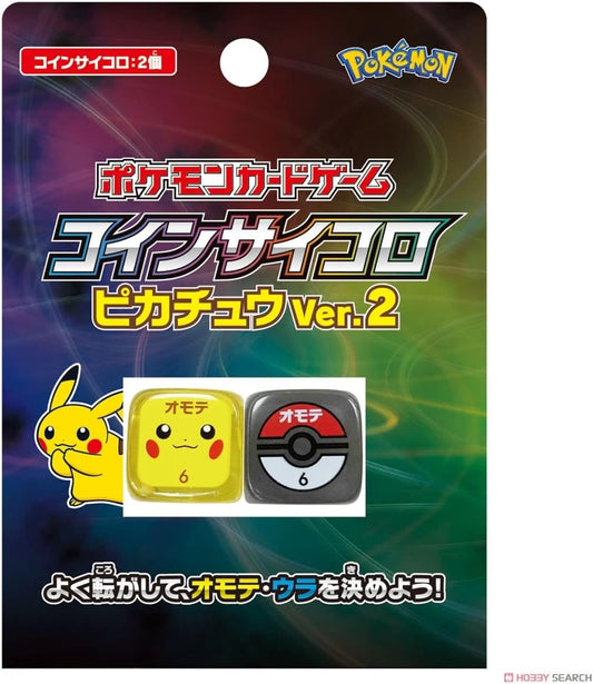 Jump Pokemon Card Game Coin Dice Pikachu Ver. 2