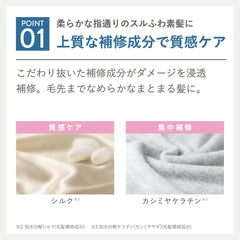 [Japanese Shampoo and Conditioner] Amazon.co.jp Exclusive plus eau Mellow Shampoo   Mellow Treatment Smooth 450ml each Pump Set White Floral   Pear Scent 450ml (x 2)