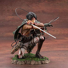 Attack on Titan Handmade Soldier Commander Mikasa Alan Levy Handmade Movable Doll Model Decoration (S)