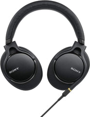 Sony MDR-1AM2 B Headphones, High Resolution, Sealed Type, Foldable, Detachable Cable/Balance Connection, Φ4.4 Cable Included, Remote Control/Microphone Included, 2018, Black