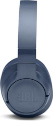 JBL TUNE 760NC Wireless Headphones Active Noise Cancelling Multipoint Connection 40mm Driver Foldable (Blue)