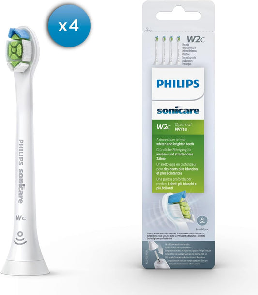 Philips Sonicare White Plus (Former Diamond Clean) Mini Replacement Brush, 4 Pieces HX6074/27