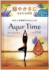 Ayuru Time Bath Salt, 6 Types of Scents, Bath Salt, Set of BathPowder, Includes Bonus BathPowder Before Sleeping (1 of 6 Scents)