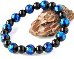 Natural Stone Power Stone Bracelet Firefly Glass Onyx Mens Womens Accessories