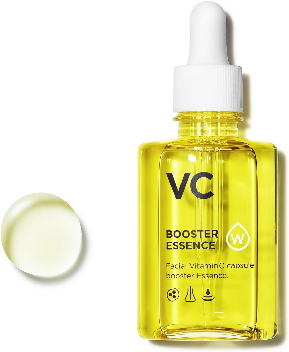 W VC Booster Essence Essence, Vitamin C, Pores, Dullness, Placenta, Hyaluronic Acid 1.6 fl oz (45 ml) / 1 Bottle, Approx. 60 Days Supply