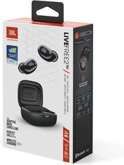 JBL LIVE FREE 2 Wireless Earbuds Bluetooth Multi-point Hybrid Noise Cancelling IPX5 Wireless Charging Compatible Black / JBLLIVEFREE2TWSBLK