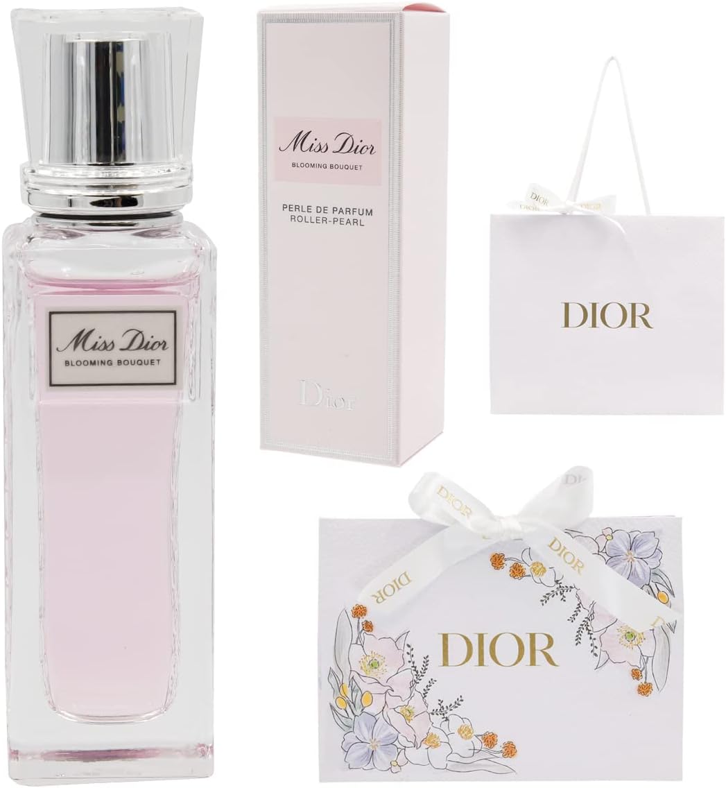 Wrapped Dior Perfume Miss Dior Blooming Bouquet, Roller, Pearl, 0.7 fl oz (20 ml), Special Design Box, Christian Dior Christian Dior Brand, Present, Gift