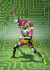 S.H.Figuarts, Kamen Rider Ex- Aid Mighty Action Gamer Level 2 -20 Kamen Rider Kicks Version, Approximately 5.8 inches (145 mm), PVC   ABS Painted Action Figure