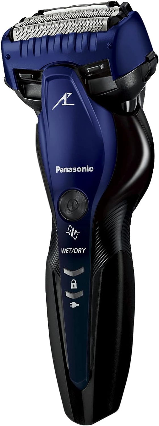 Panasonic Lamdash ES-ST8T-A Men's Shaver, 3-Blade Shaver, Can Be Shaved in the Bath, Blue